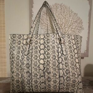 Alfani Snakeskin Tote Bag